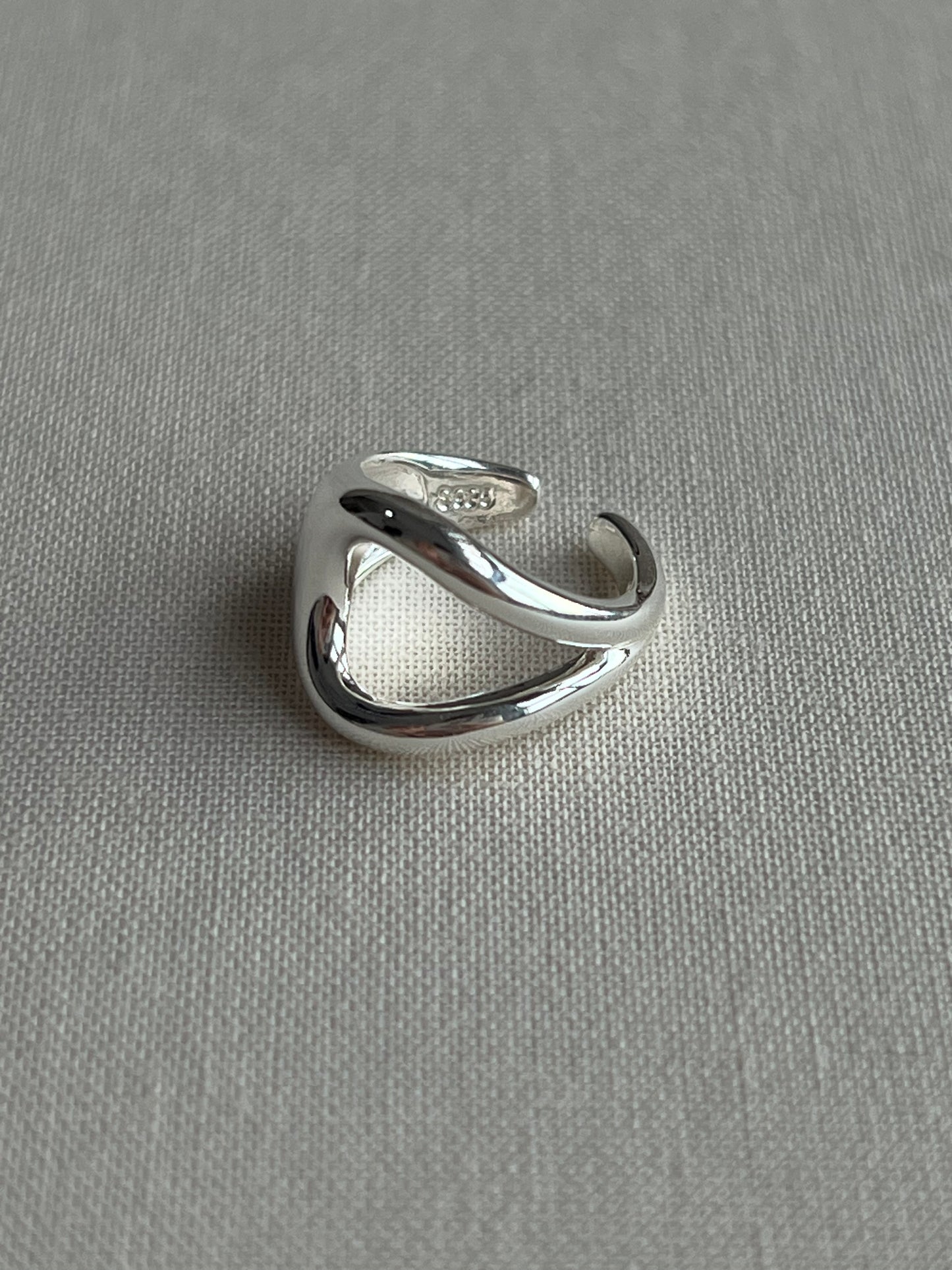 925 SILVER IRREGULAR RING